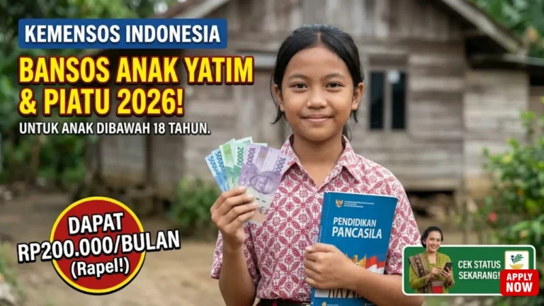 Bansos ATENSI YAPI 2026 untuk Anak Yatim Piatu: Cara Cek Penerima dan Syarat Lengkap