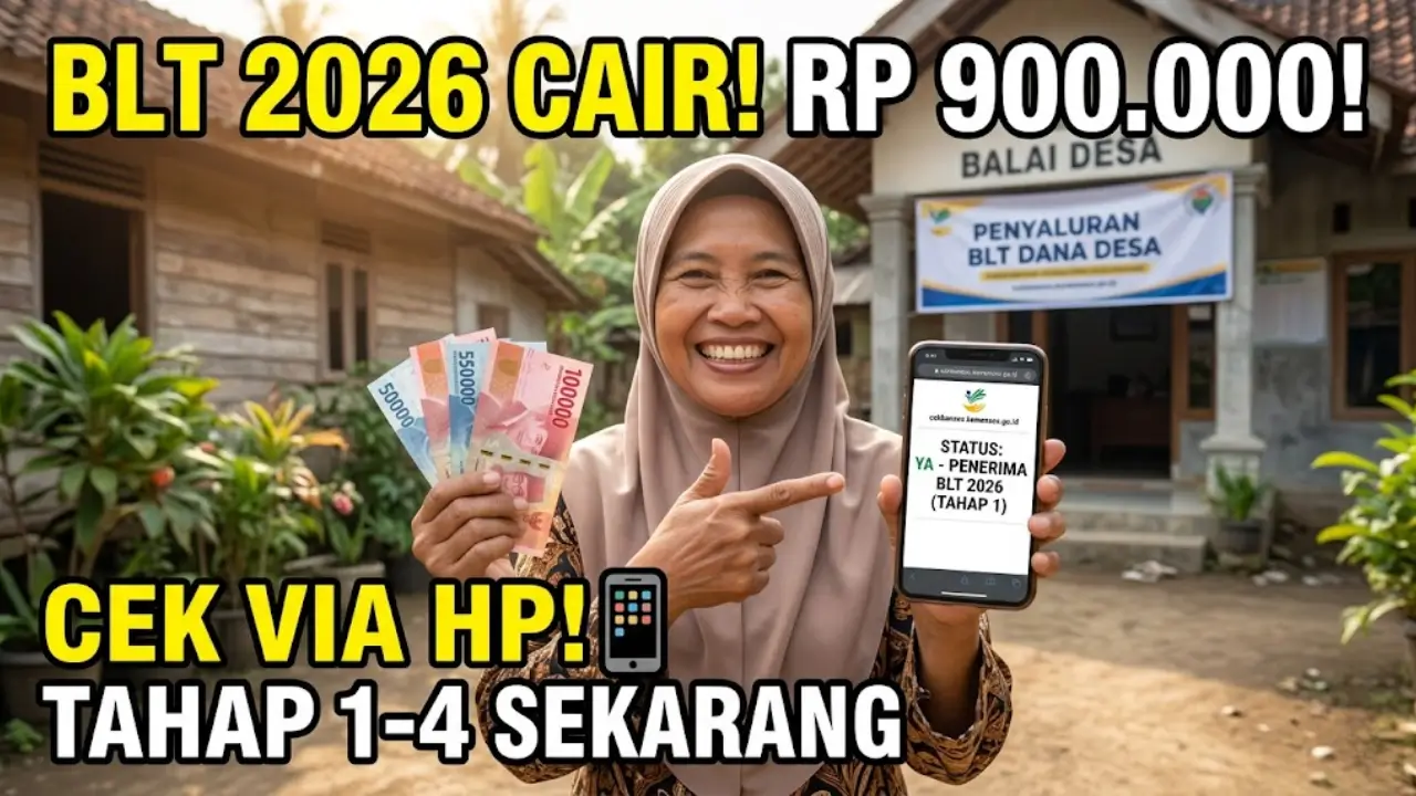 Bantuan Langsung Tunai BLT 2026: Jadwal Cair, Syarat & Cara Cek via HP