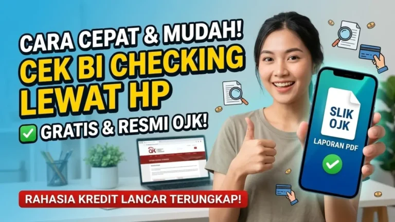 Cara Cek BI Checking Online di HP Lewat SLIK OJK 2026, Ini Cara Mudah dan Syaratnya