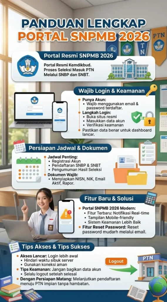 Cara Login Portal SNPMB BPPP Kemdikbud 2026, Panduan Akses Terbaru dan Lengkap