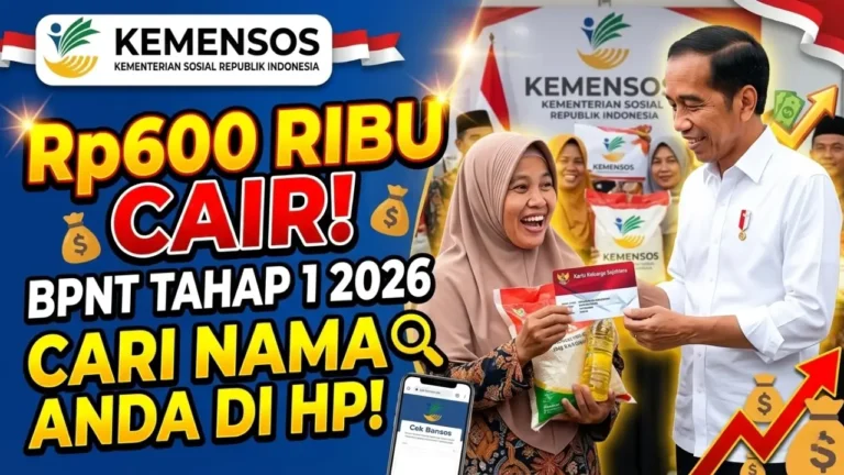 Cek Bansos 600 Ribu BPNT 2026: Jadwal Cair dan Cara Cek KKS di Bank Himbara