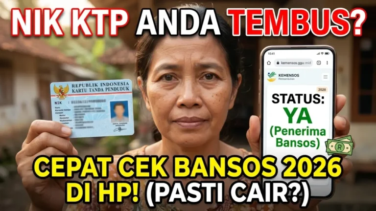 Cara Cek NIK KTP Bansos 2026 Online, Panduan Lengkap dan Cepat