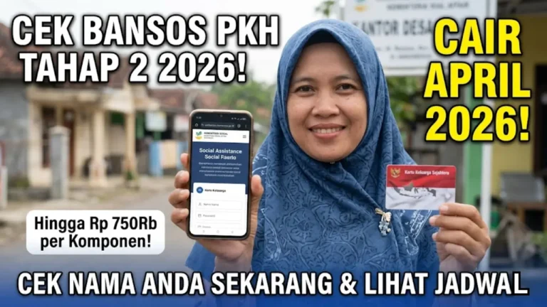 Cek Bansos Kemensos.go.id 2026 Tahap 2 PKH: Besaran Dana Terbaru & Jadwal Cair April 2026
