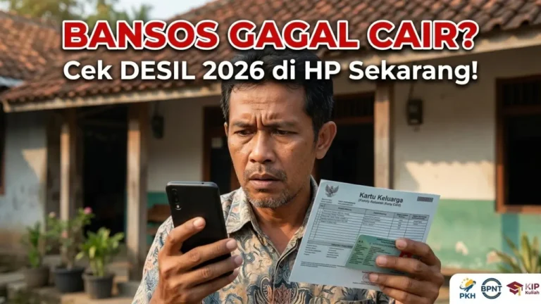 Cek Desil Bansos 2026 Secara Online di HP – Panduan Mudah PKH, BPNT & KIP Kuliah