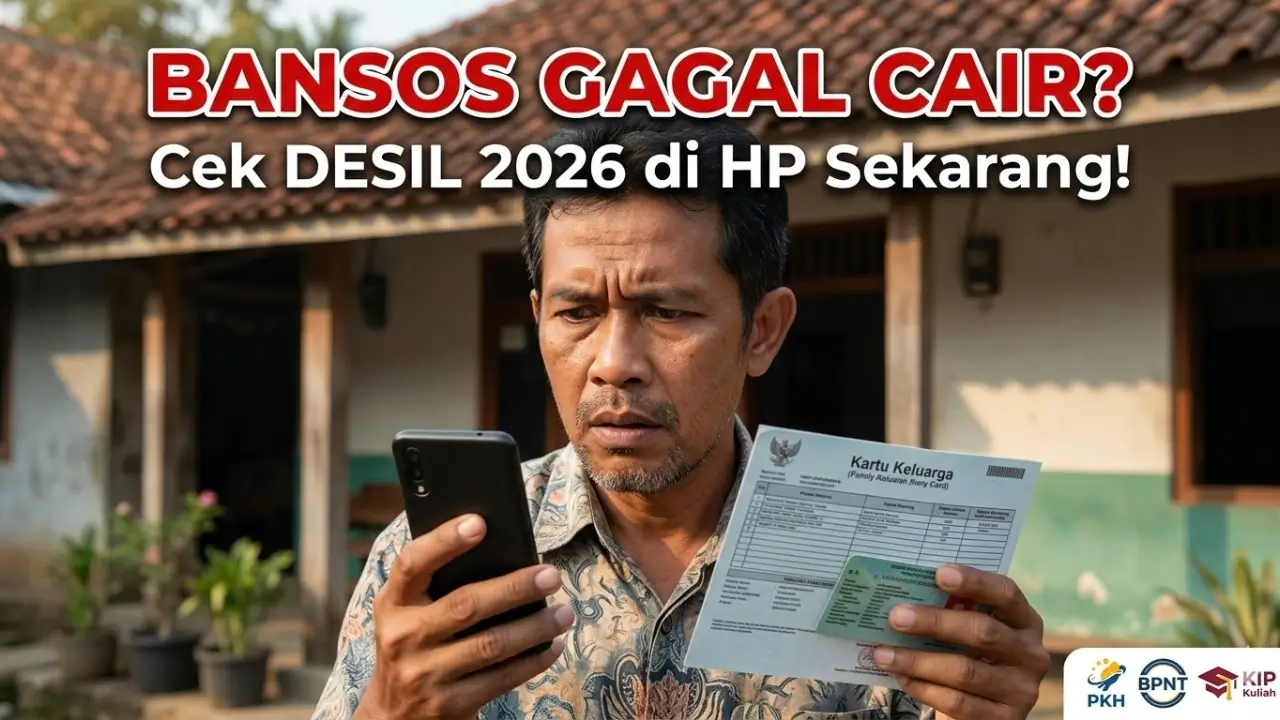 Cek Desil Bansos 2026 Secara Online di HP – Panduan Mudah PKH, BPNT & KIP Kuliah