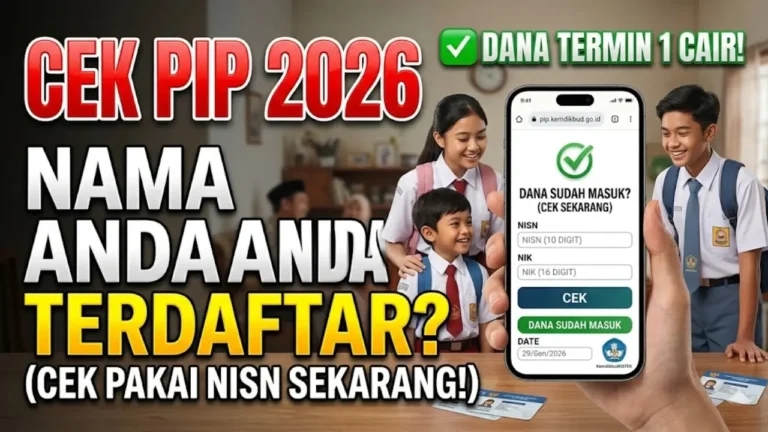 Cek PIP 2026 Pakai NISN di pip.kemdikbud.go.id – Termin 1 Sudah Cair, Begini Langkah Mudahnya!