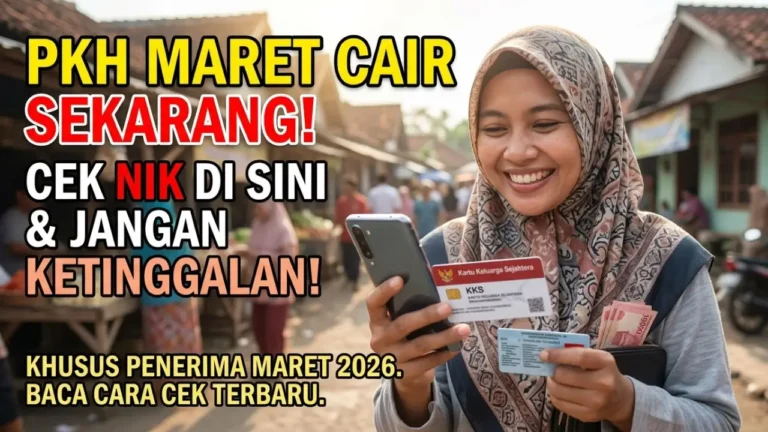 PKH Maret 2026 Cair! Begini Cara Cek Bansos Lewat NIK Secara Online di cekbansos.kemensos.go.id