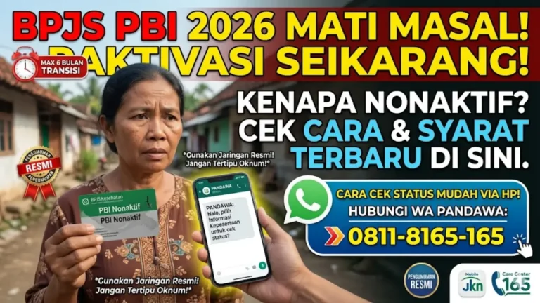 BPJS Kesehatan PBI Gratis 2026: Cara Mengaktifkan Kembali Secara Online dan Syarat Terbaru