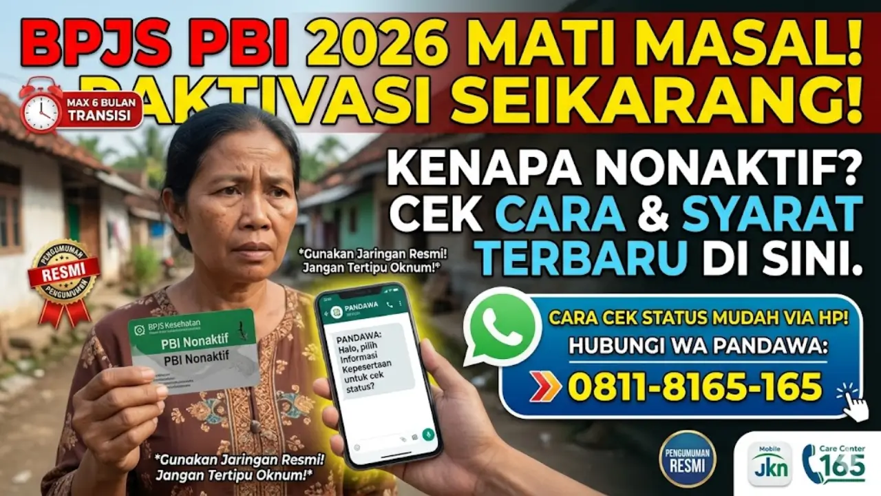 BPJS Kesehatan PBI Gratis 2026: Cara Mengaktifkan Kembali Secara Online dan Syarat Terbaru