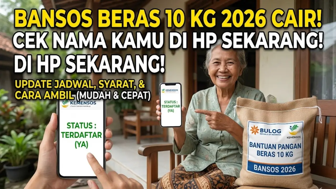 Cara Cek Bansos Beras 10 Kg 2026 dan Jadwal Penyaluran Resmi Terbaru