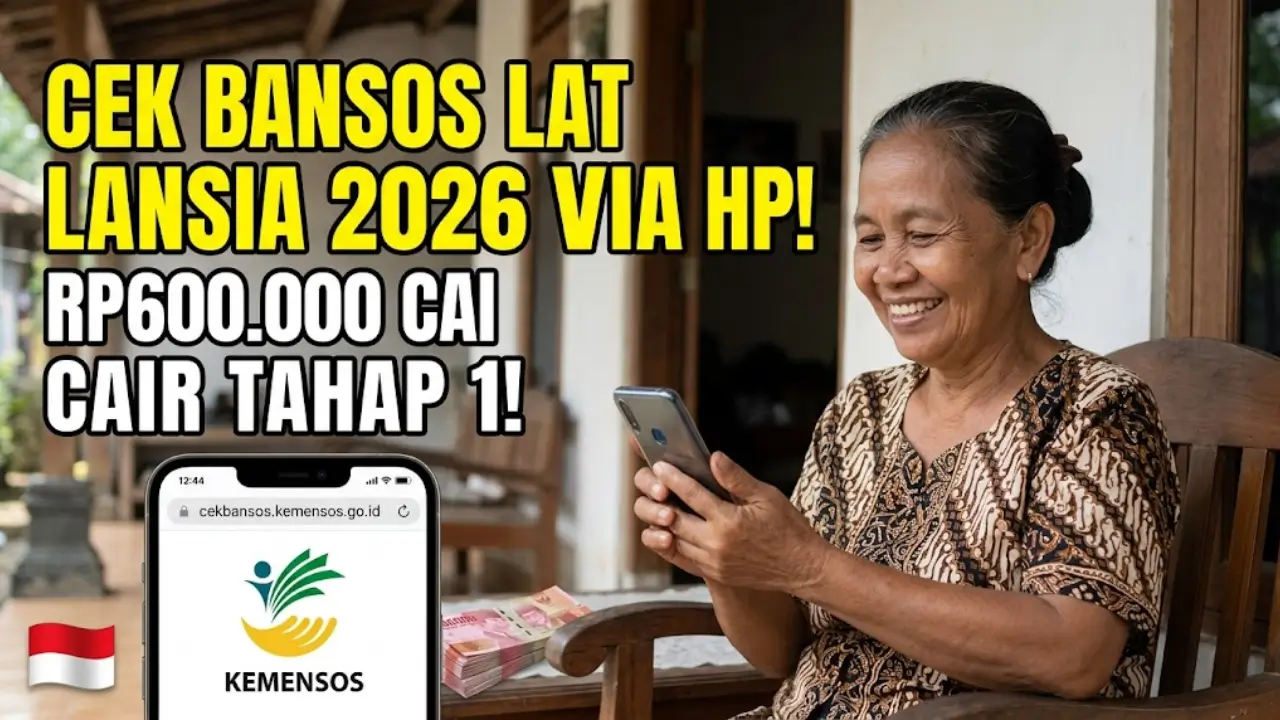 Cek Bansos Lansia 2026 Secara Online: Jadwal Cair & Info Terbaru Hari Ini