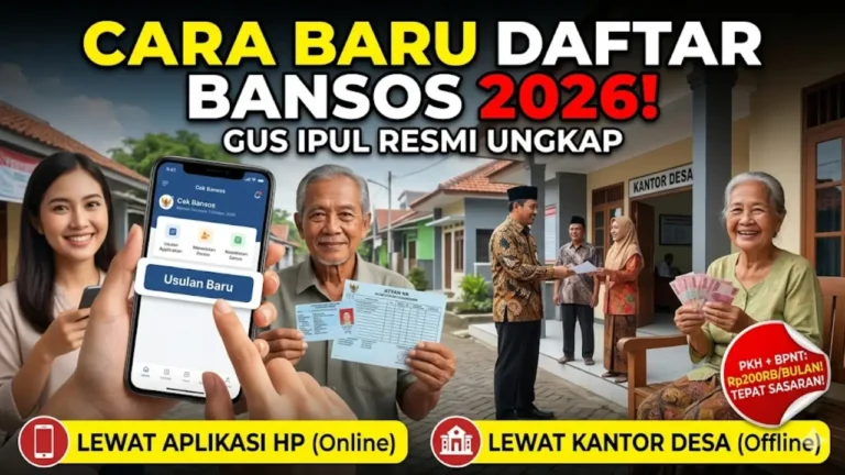 Cara Baru Daftar Bansos 2026