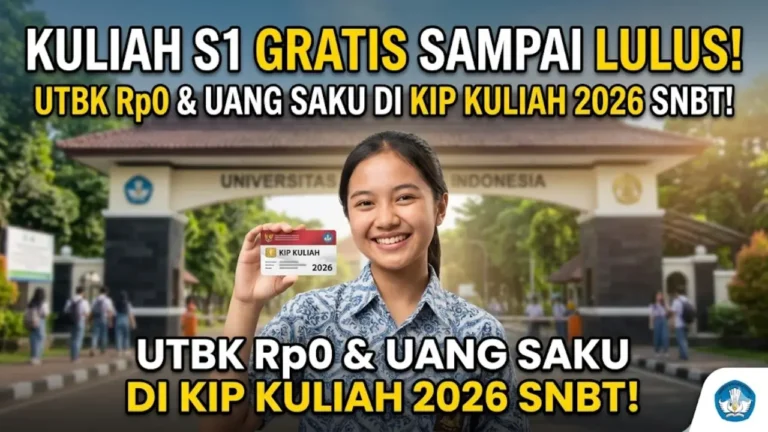 Cara Daftar SNBT 2026 dengan KIP Kuliah 2026: Step by Step dari Awal sampai Lolos