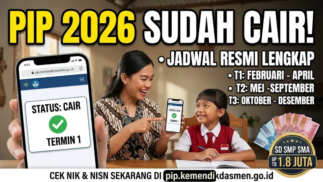 Cek PIP Kemendikbud Go Id 2026 – PIP Sudah Cair atau Belum? Ini Jadwal Lengkap dan Cara Mengetahui Penerima