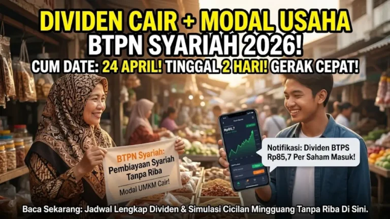 Jadwal Dividen BTPN Syariah 2026 dan Cara Apply Pembiayaan & Simulasi Cicilan Lengkap